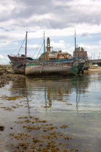 PRESQU'ILE de crozon Cimetière de Bateaux sillon de Camaret en Finistère Bretagne By Tranchig 017