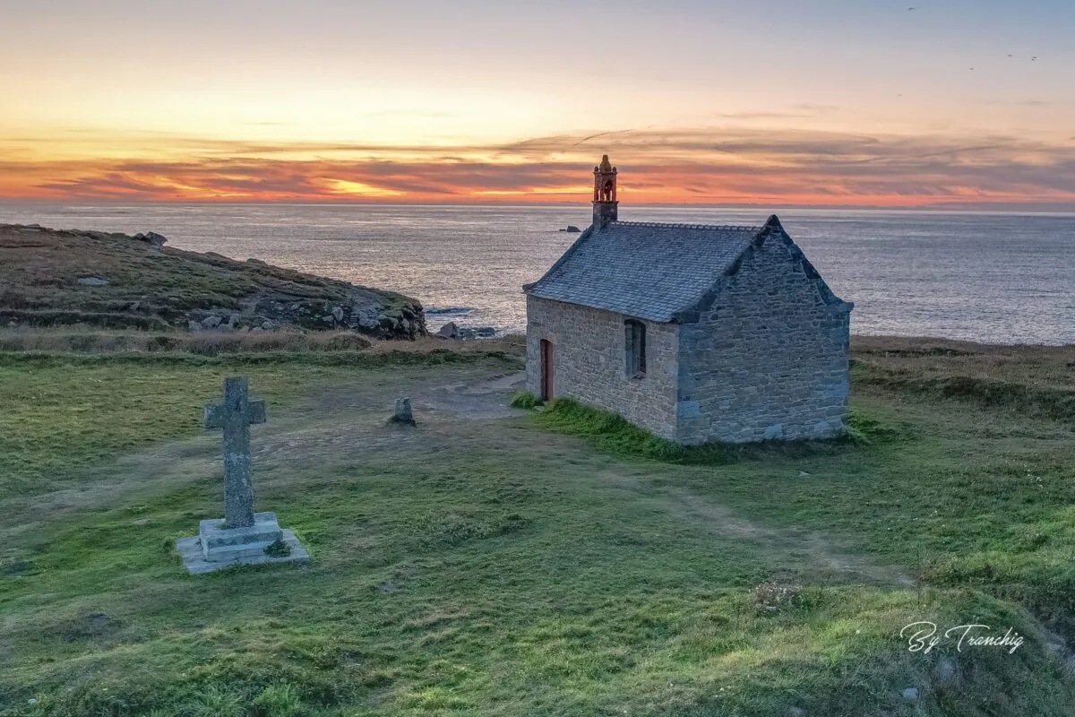 Sunset sur St Sansom Poster Sunset sur St Samson Bretagne | By Tranchig