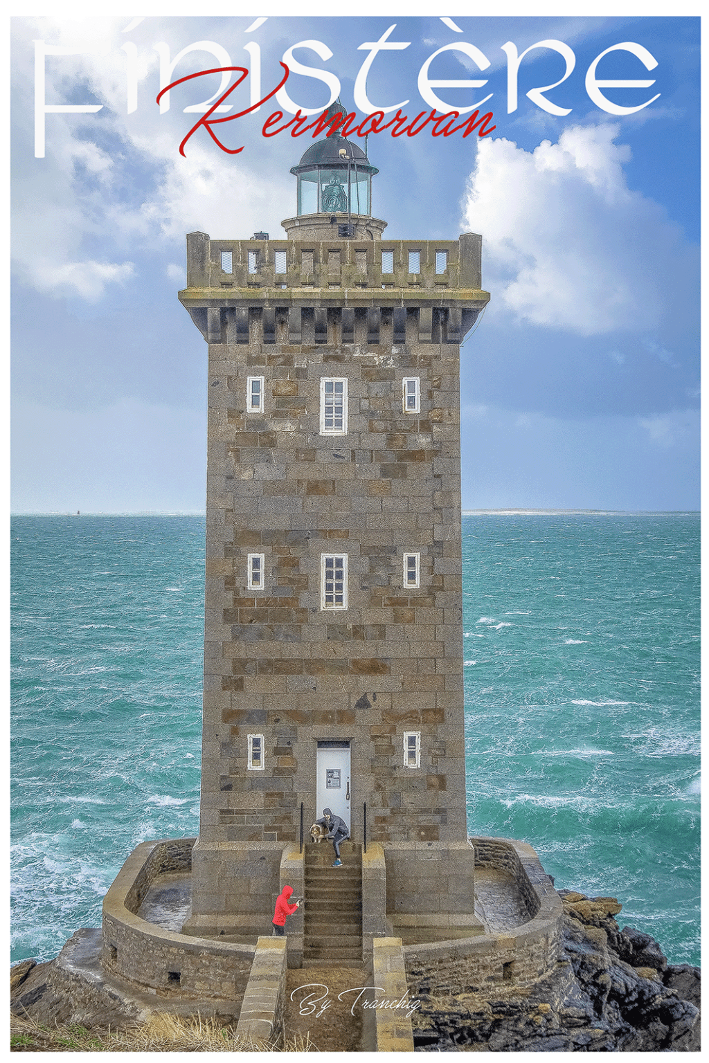 Phare, Lighthouse, Kermorvan, Le Conquet, Phare carré, mer d'Iroise, pays d'Iroise, France, Europe, Brittany, sea, mer, seascape, paysage marin