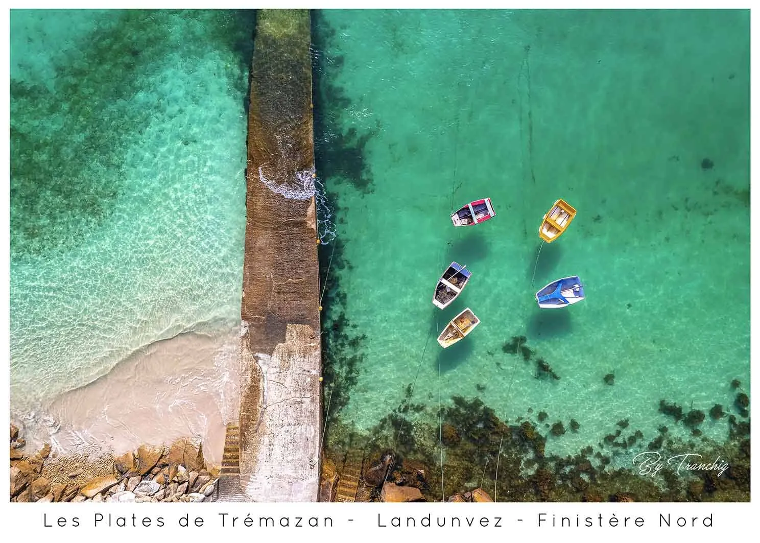By The Air Trémazan Landunvez By Tranchig Bretagne Finistère poster 50x70