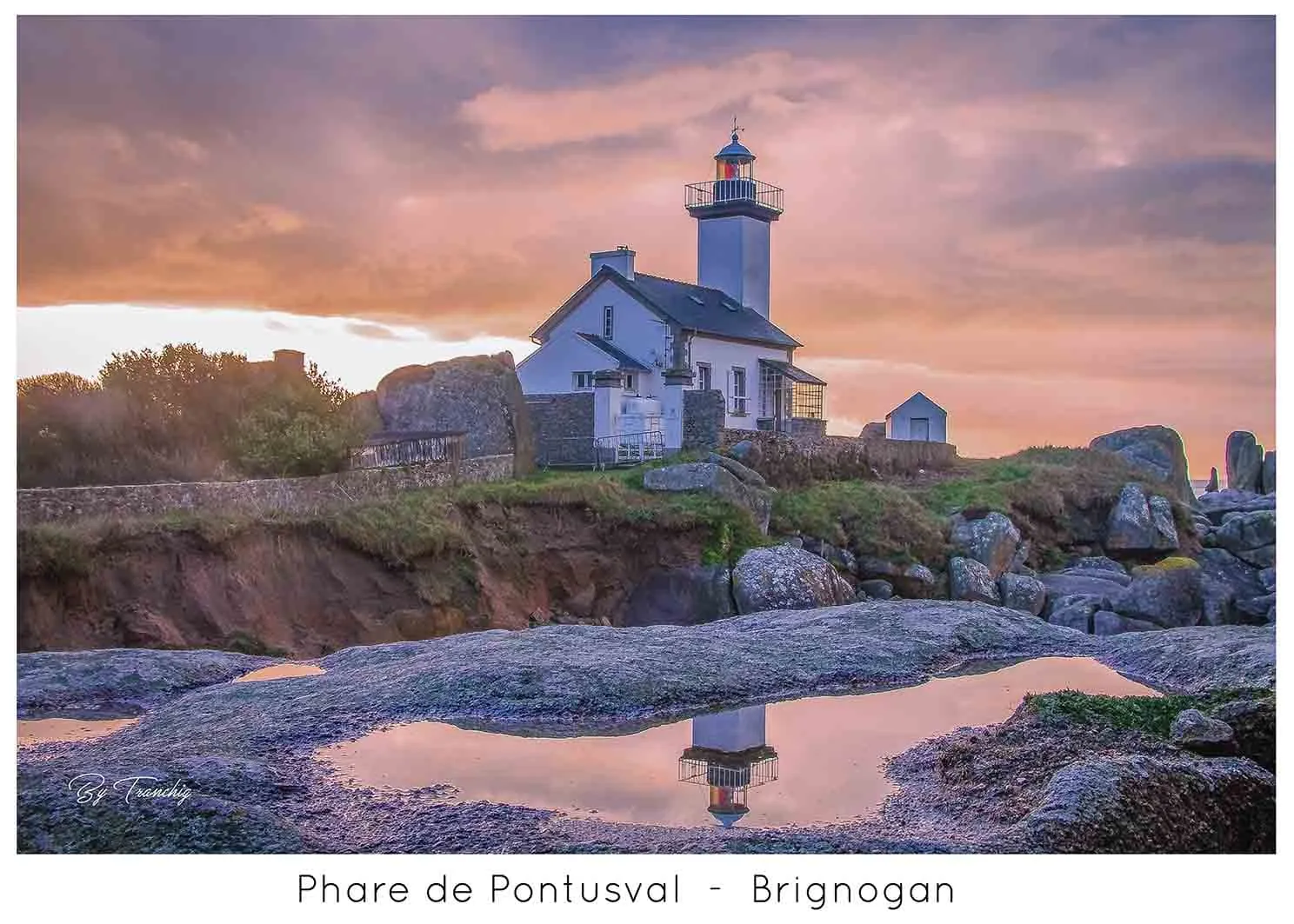 Sunset Phare Pontusval Brignogan