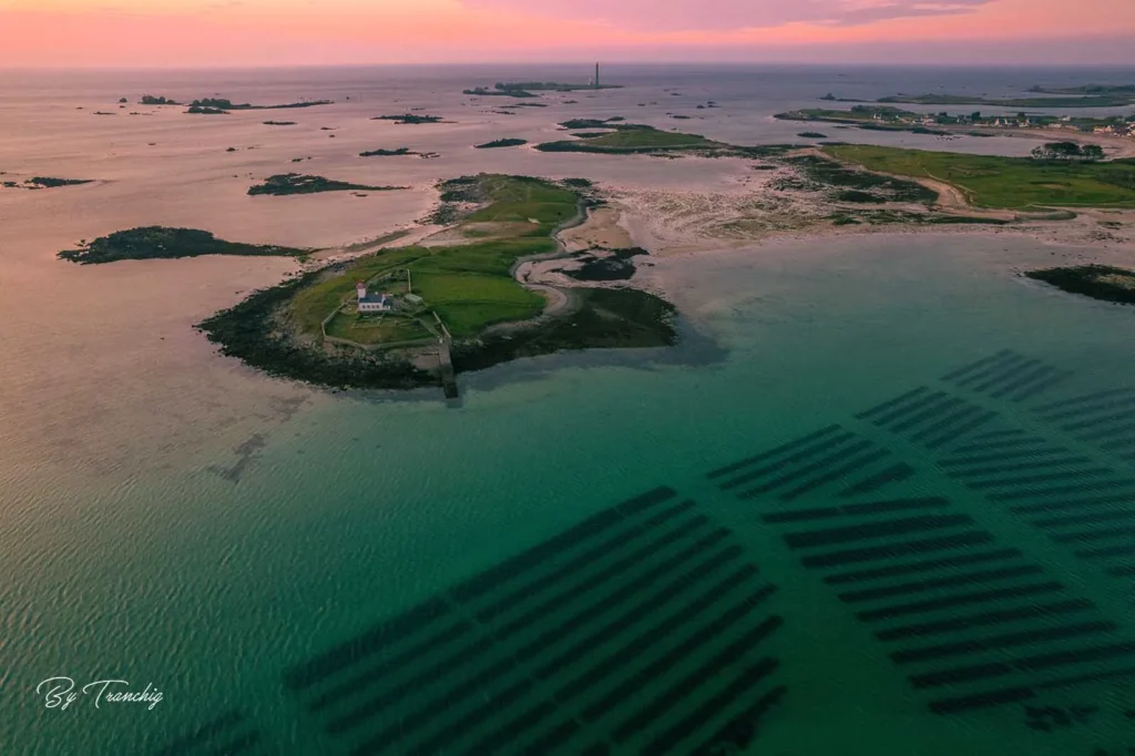 Phare de l'île Wrac'h Plouguerneau By the Air Version 2024
