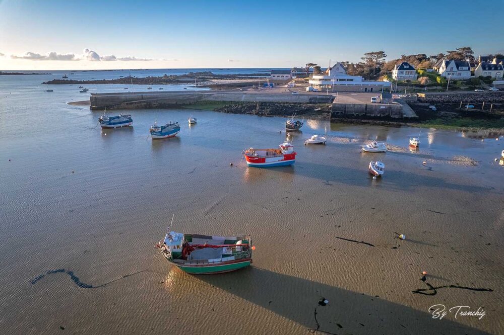 Le Port de Portsall By The Air Version 2024 Bretagne Finistère by Tranchig