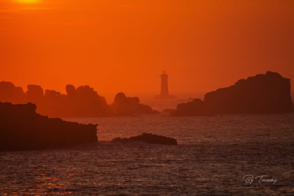 Le tour des Phares Phare du Four Porspoder Finistère Nord Bretagne Tranchig