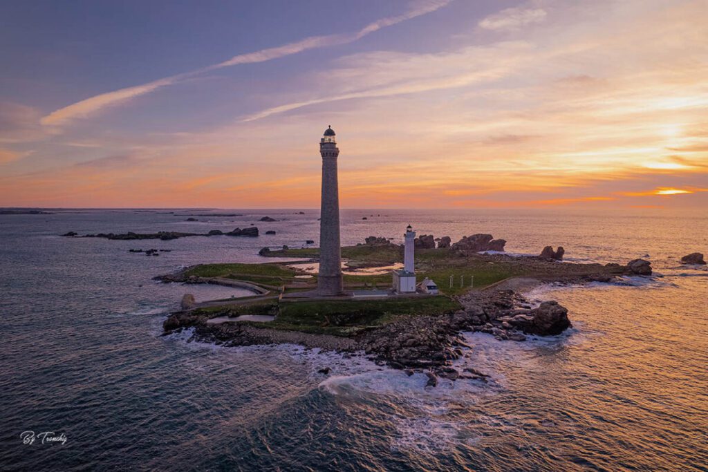 Le tour des Phares DJI_0760 Phare de l'Ile Vierge Plouguerneau Bretagne Finistère By Tranchig