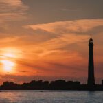 Le tour des Phares sunset sur le plus haut phare d'europe Bretagne Finistere By Tranchig aeral
