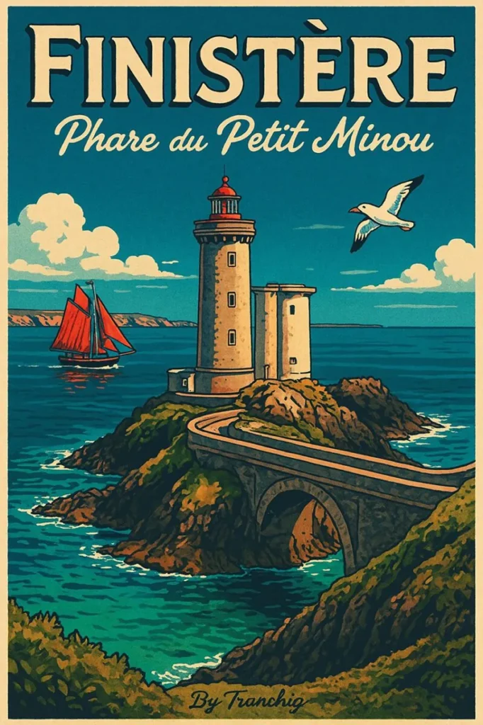 Phare du Petit Minou Goélette By Tranchig Bretagne Finistère