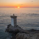 Le tour des Phares Sunset sur Kermorvan june25 aerial Bretagne Finistere By Tranchig