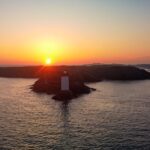 Le tour des Phares Lever sur Kermorvan dji aerial Bretagne Finistere By Tranchig