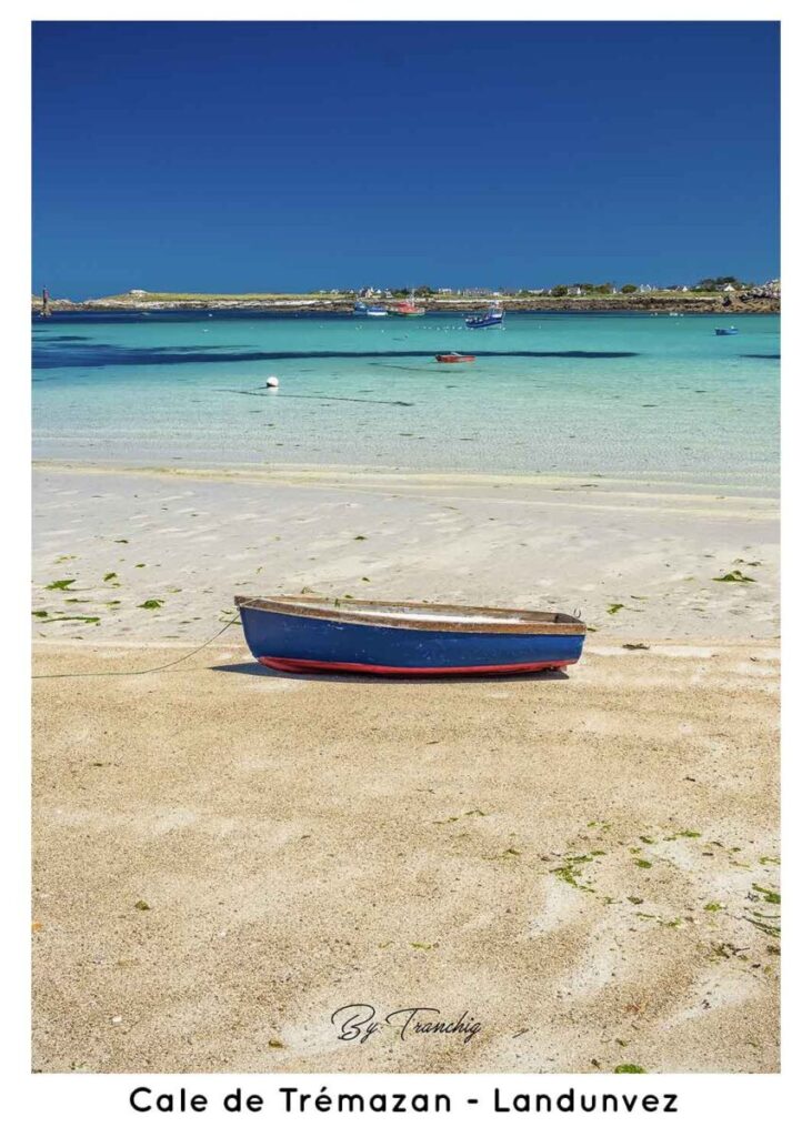Cale de Trémazan Landunvez FB 50 x 70 Bretagne Finistère By Tranchig