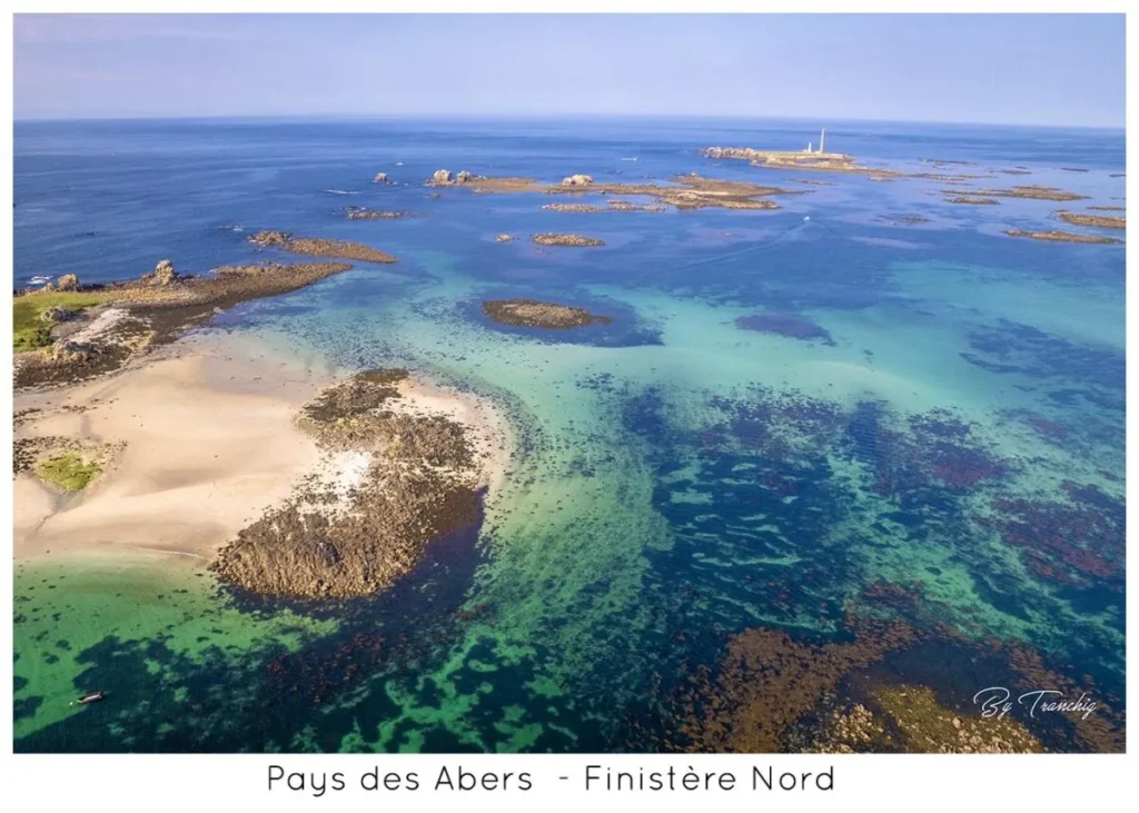 Les Posters de By Tranchig Pays des Abers Finistère Nord 2024 50x70 Bretagne Finistère By Tranchig