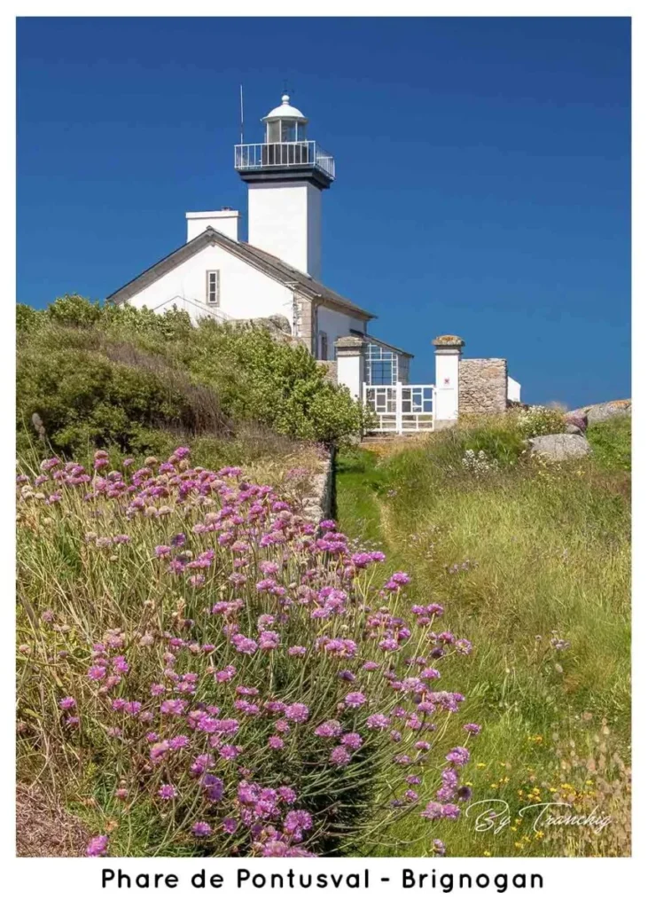 Phare de Pontusval Brignogan v24 50 x 70 retagne Finistère By Tranchig