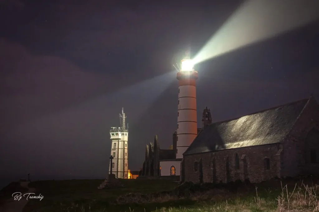 Pointe st Mathieu By Night Bretagne Finistere By Tranchig
