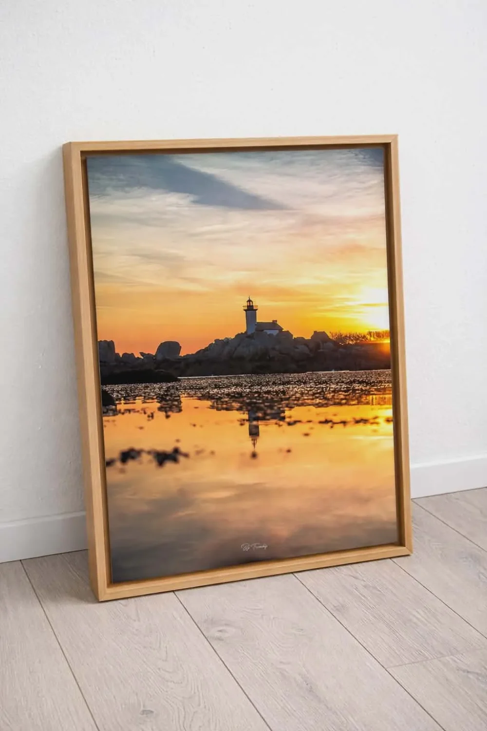 Golden sunrise sur Brignogan
