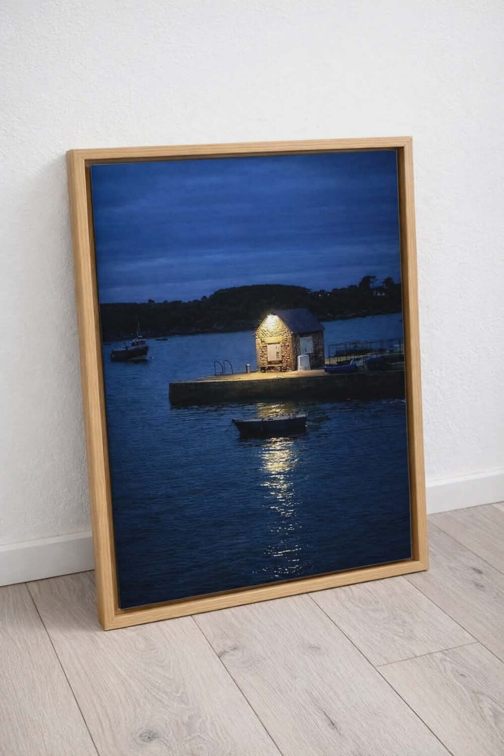 Blue Portal Bretagne Finistère by Tranchig 50x70